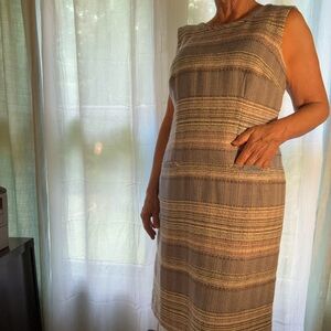 Talbot’s Lined, sleeveless dress.  Cotton Lining.